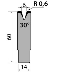 Cối Lắp Nhanh (AMADA) 30° AMR60.06.30