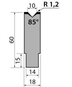 Cối Lắp Nhanh (AMADA) 85° AMR60.10.85