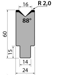 Cối Lắp Nhanh (AMADA) 88° AMR60.16.88