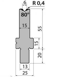 Cối Chấn (BYSTRONIC) 80° BMR55.06.80