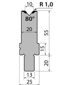 Cối Chấn (BYSTRONIC) 80° BMR55.10.80