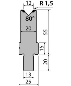 Cối Chấn (BYSTRONIC) 80° BMR55.12.80