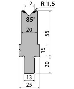 Cối Chấn (BYSTRONIC) 85° BMR55.12.85