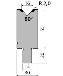 Cối Chấn (BYSTRONIC) 80° BMR55.16.80