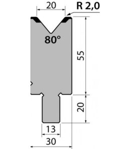 Cối Chấn (TRUMPF) 80° BMR55.20.80
