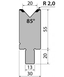 Cối Chấn (BYSTRONIC) 85° BMR55.20.85