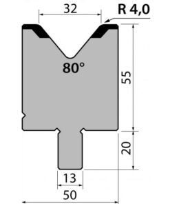Cối Chấn (BYSTRONIC) 80° BMR55.32.80