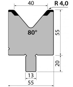 Cối Chấn (BYSTRONIC) 80° BMR55.40.80