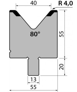 Cối Chấn (TRUMPF) 80° BMR55.40.80