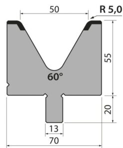 Cối Chấn (TRUMPF) 60° BMR55.50.60