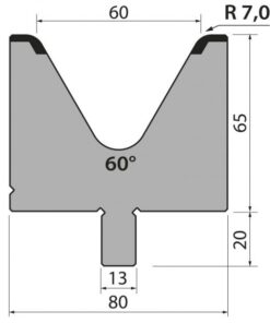 Cối Chấn (TRUMPF) 60° BMR65.60.60