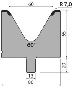 Cối Chấn (BYSTRONIC) 60° BMR65.60.60