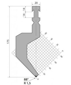 Dao chấn (BYSTRONIC) BP175.88.R15_RFA