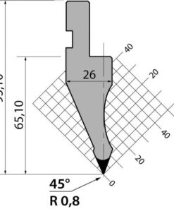 Dao Chấn (AMADA) 45° P.95.45.R08