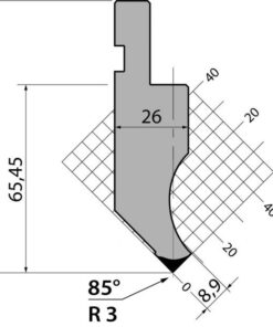 Dao Chấn (AMADA) 85° PK.95.85.R3