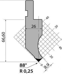 Dao Chấn (AMADA) 88° PK.97.88.R025