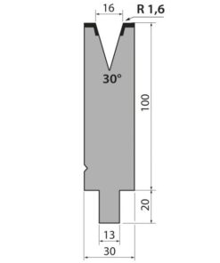 Cối Chấn (TRUMPF) 30° TMR100.16.30