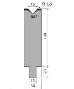 Cối Chấn (TRUMPF) 84° TMR100.16.84