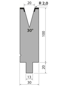 Cối Chấn (BYSTRONIC) 30° TMR100.20.30