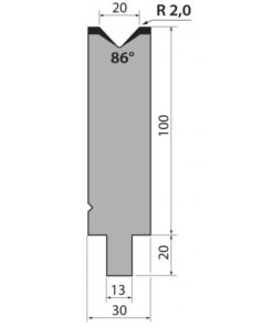 Cối Chấn (TRUMPF) 86° TMR100.20.86