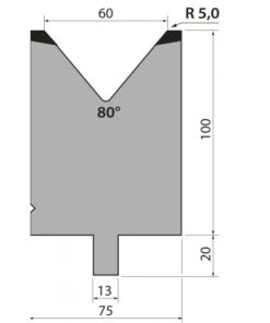 Cối Chấn (BYSTRONIC) 80° TMR100.60.80