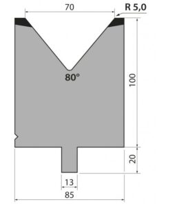 Cối Chấn (BYSTRONIC) 80° TMR100.70.80
