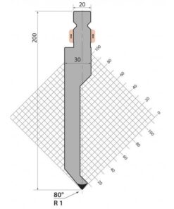 Dao Chấn (TRUMPF) 80° TPR200.80.R1