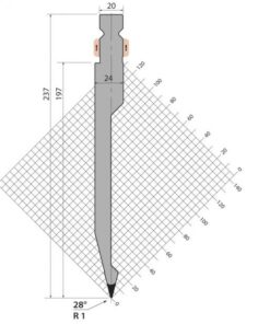 Dao Chấn (TRUMPF) 28° TPR237.28.R1