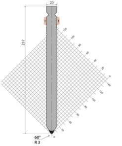 Dao Chấn (TRUMPF) 60° TPR237.60.R3
