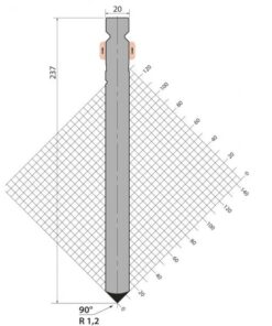 Dao Chấn (TRUMPF) 90° TPR237.90.R12